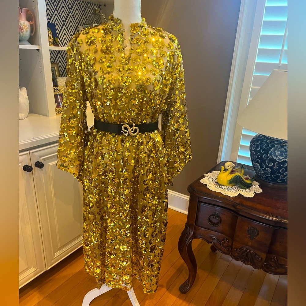 Victoria Dunn Violetta Maxi Venetian Gold S